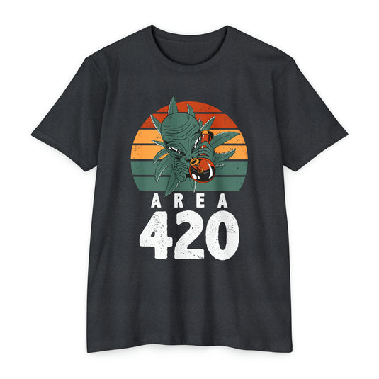 Stay Chill in Style with Unisex CVC Jersey 420 T-shirt
