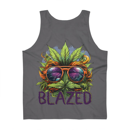 Sun-Kissed Bliss: Men's Ultra Cotton Tank Top with High Vibes