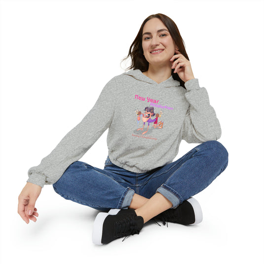 New Year's Resolution: Snail Championship Women Cinched Hoodie