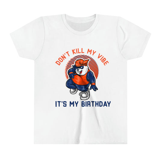 Birthday Vibes Youth Tee - Trendy Short Sleeve Shirt